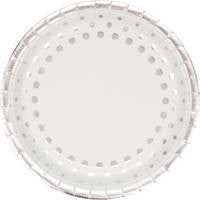 Sparkle and Shine Silver Paper Banquet Plates (8ct)
