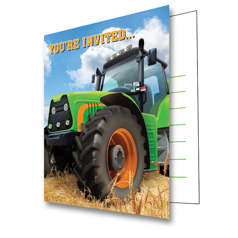 Tractor Time Invitations (8 ct)