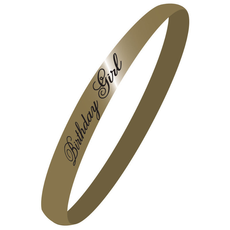 Black & Gold Birthday Girl Sash