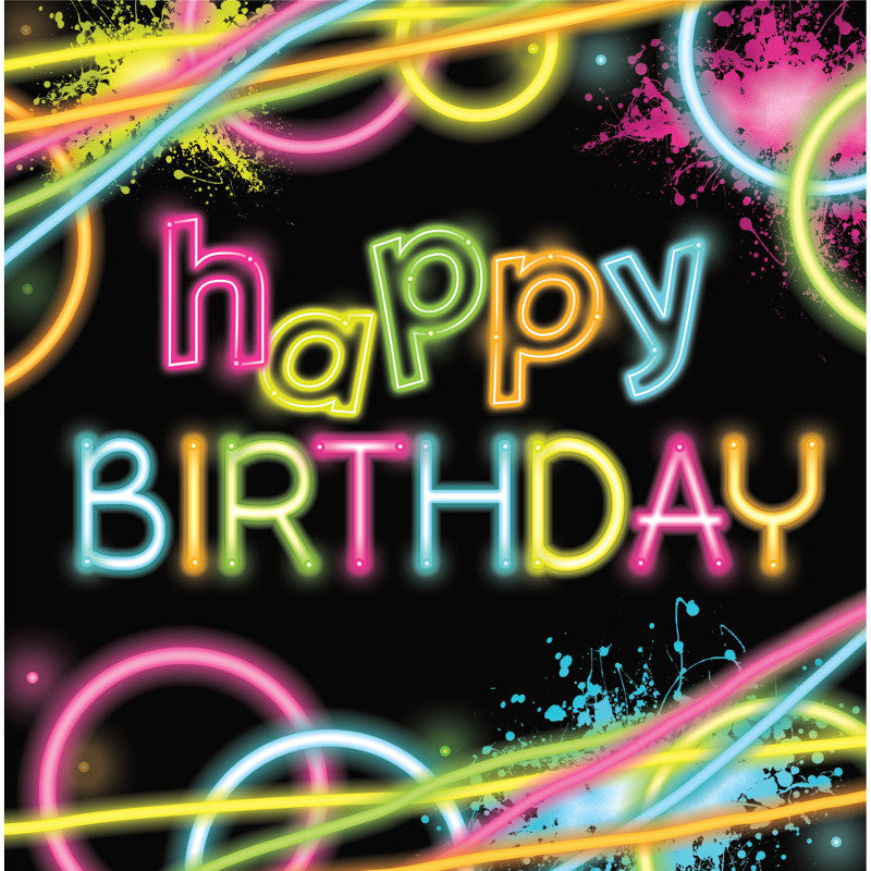 Glow Party Luncheon Napkins (16ct)
