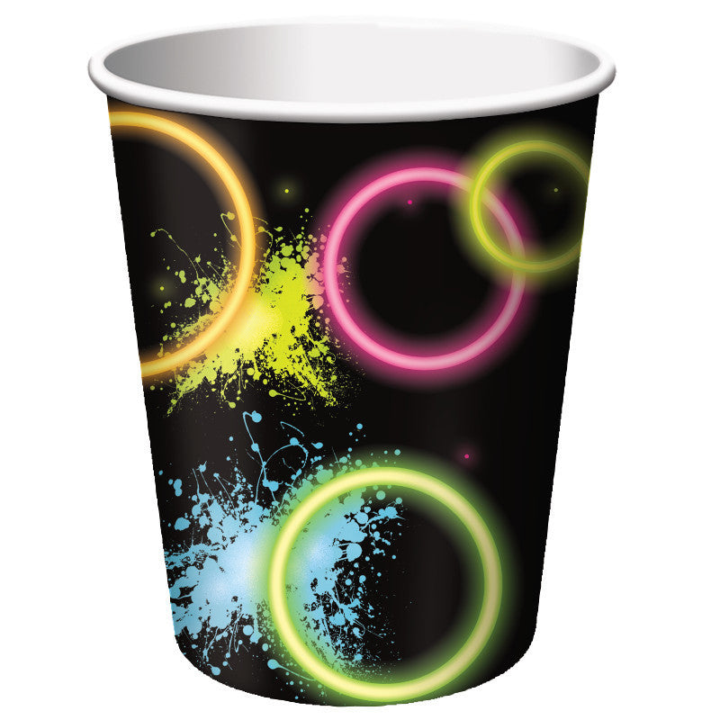 Glow Party 9oz Paper Cups (8ct)