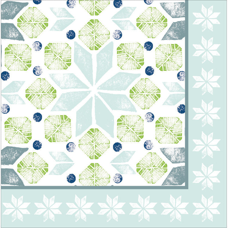 Peacock Paisley Luncheon Napkins (18 ct)