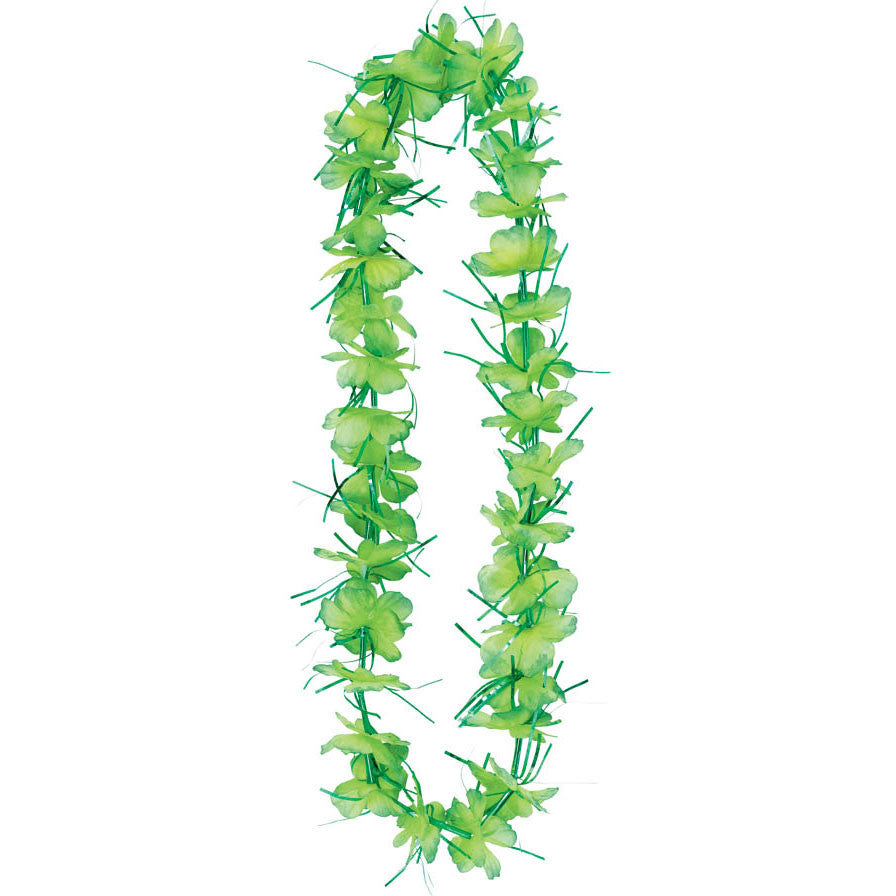 Green Tinsel Lei