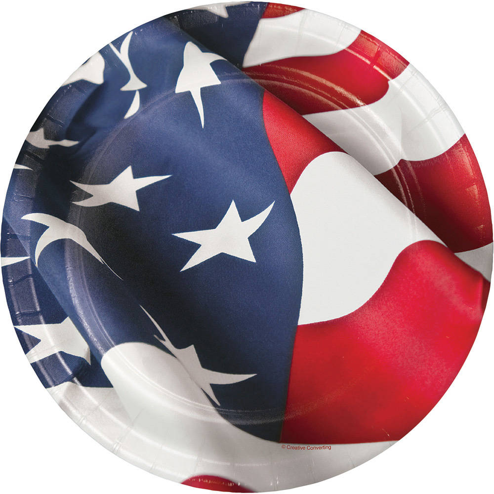 American Symbol Dessert Plates (8 ct)