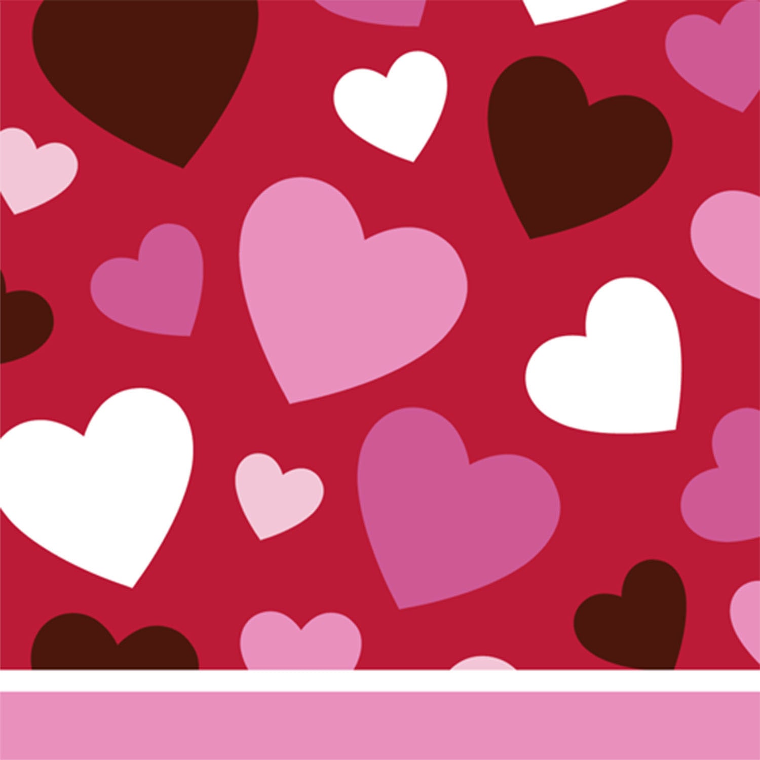 Heart Over Heart Beverage Napkin