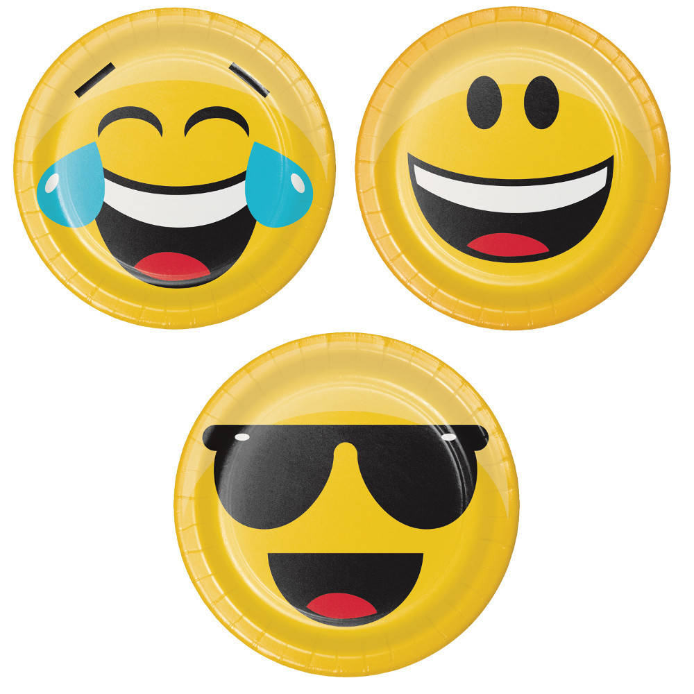 Show Your Emojions Dessert Plates (8ct)
