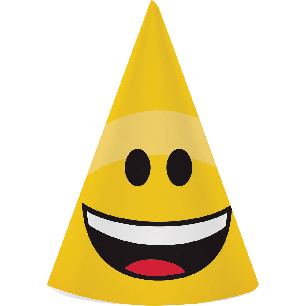 Show Your Emojions Paper Party Hats (8 ct)