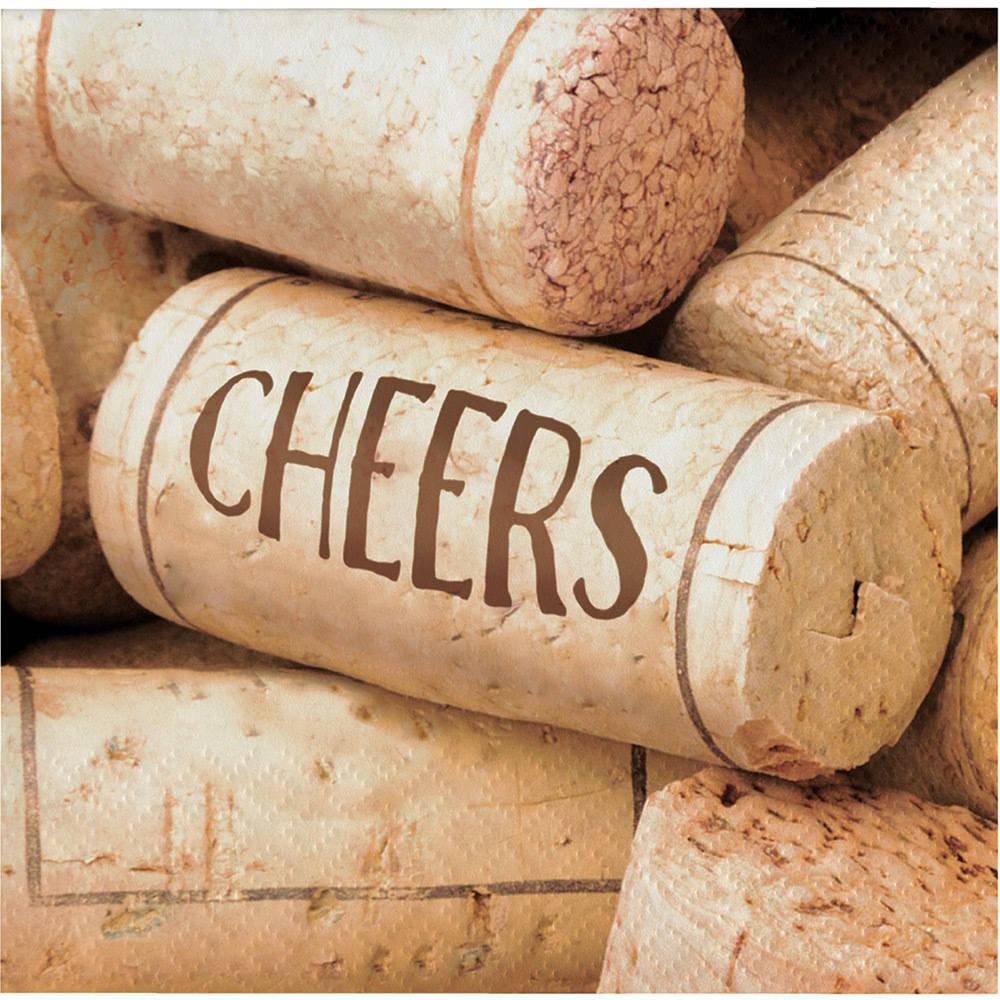 Sip Sip Hooray Cheers Beverage Napkins (16ct)