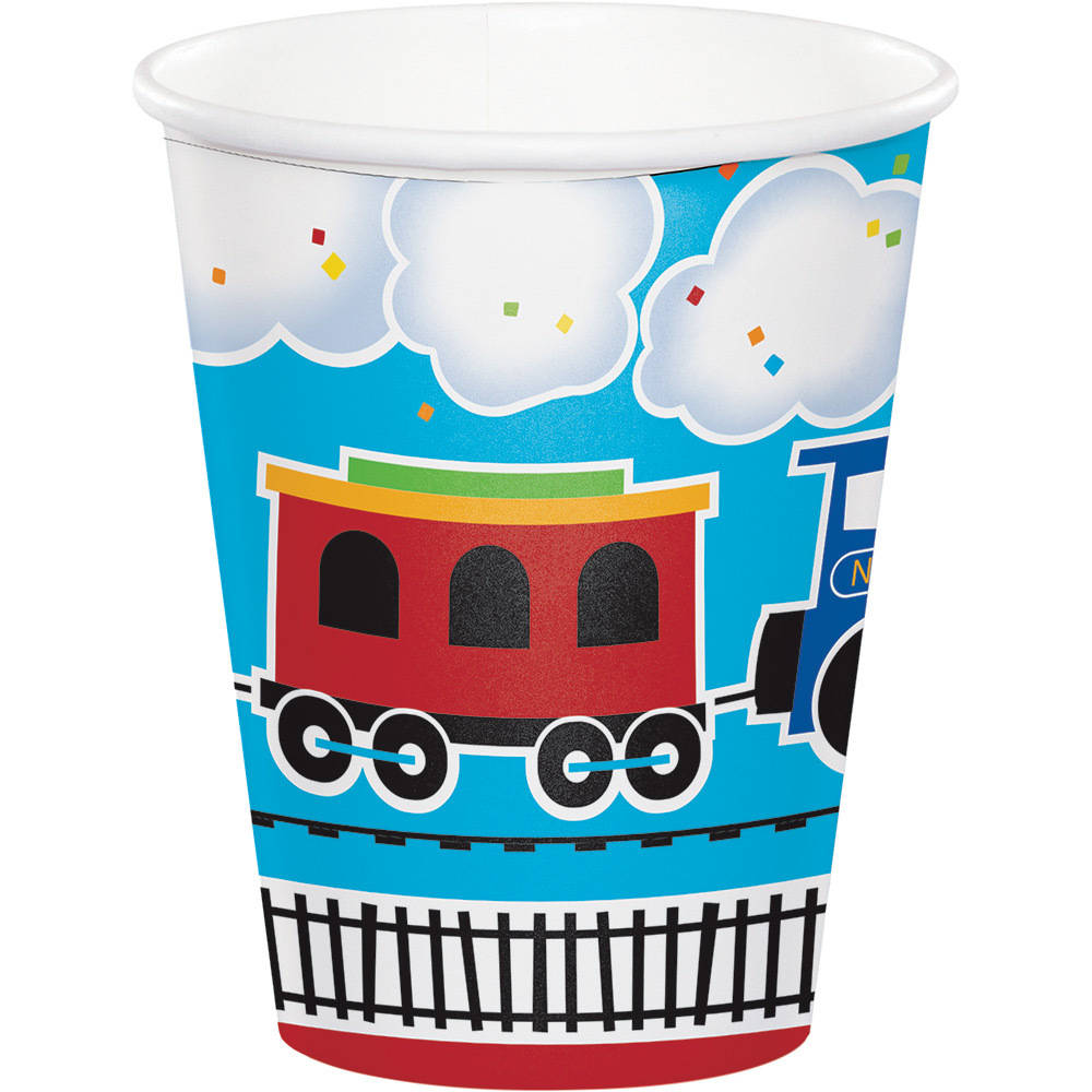 All Aboard 9oz Cups (8ct)