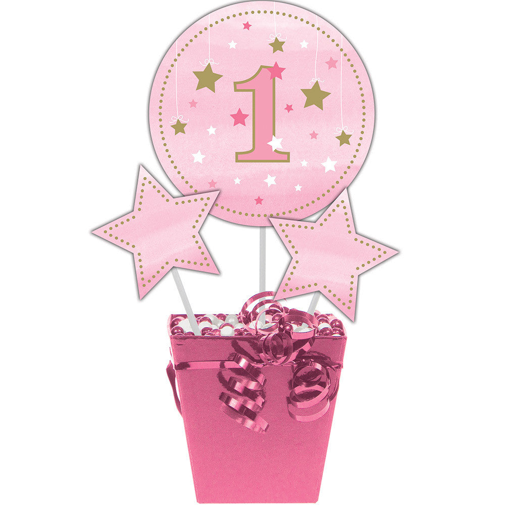 One Little Star Girl Centerpiece Sticks (3ct)