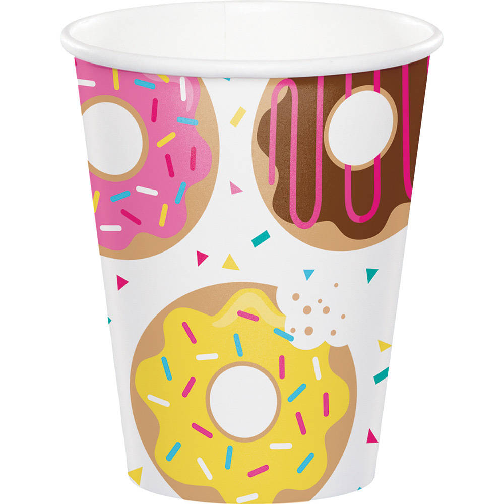 Donut Time 9oz Cups (8ct)