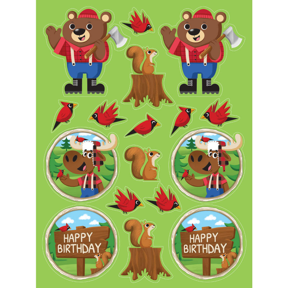 Lum Bear Jack Sticker Sheets (4 ct)