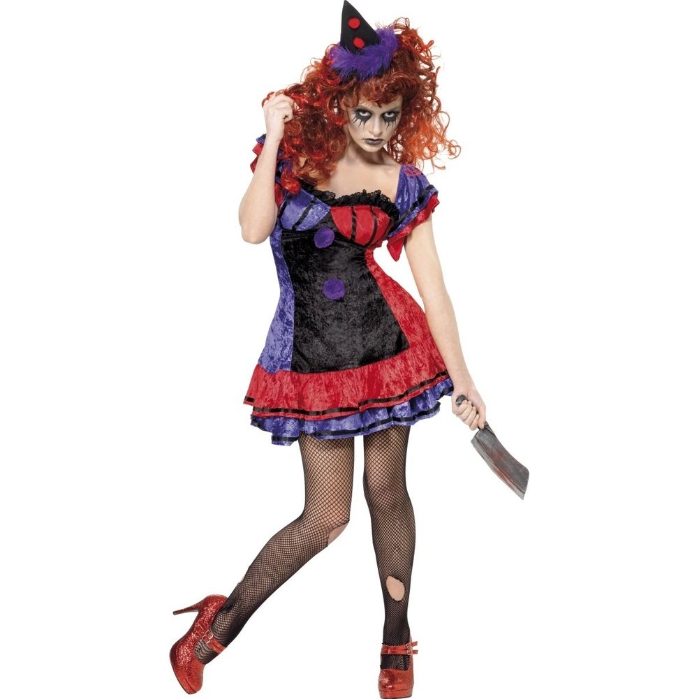 Cirque Sinister Bo Bo the Clown Women's Costume Medium US 10-12