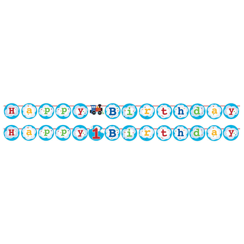 All Aboard Letter Banner