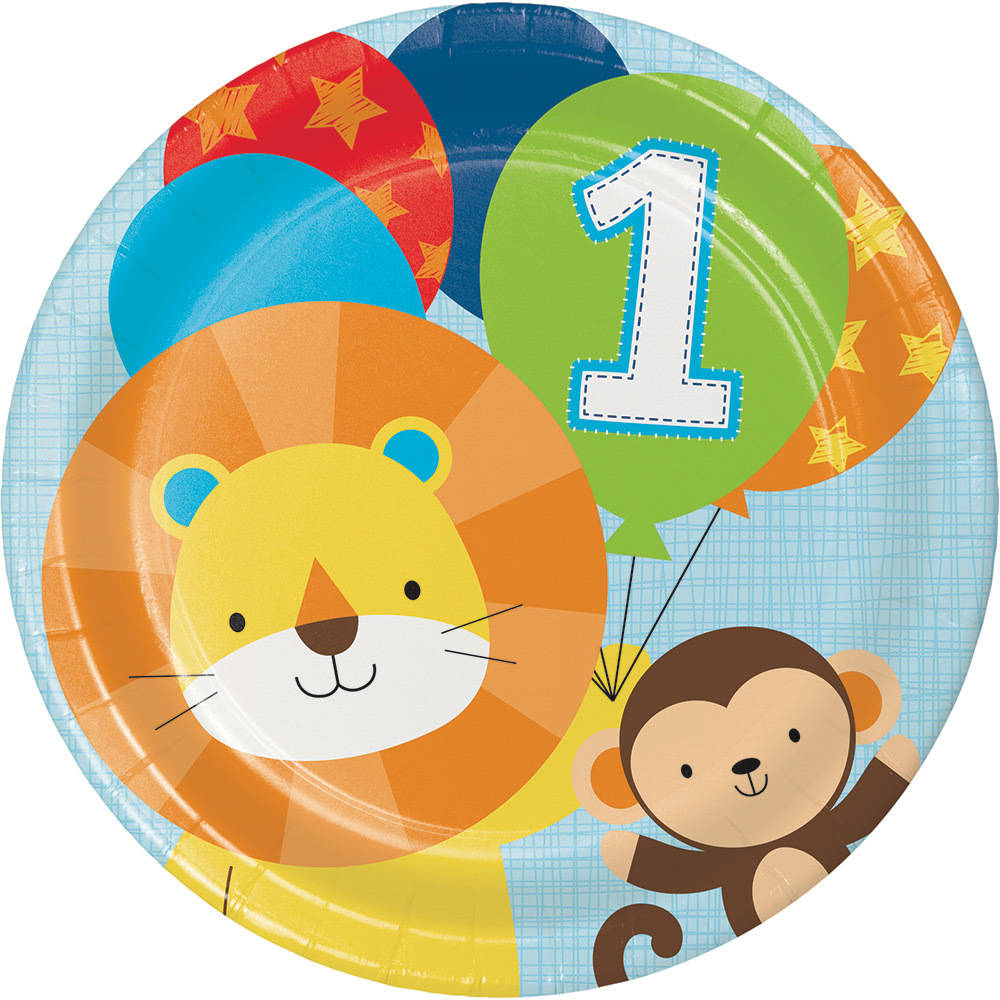 One is Fun Boy Dinner Plates (8ct)
