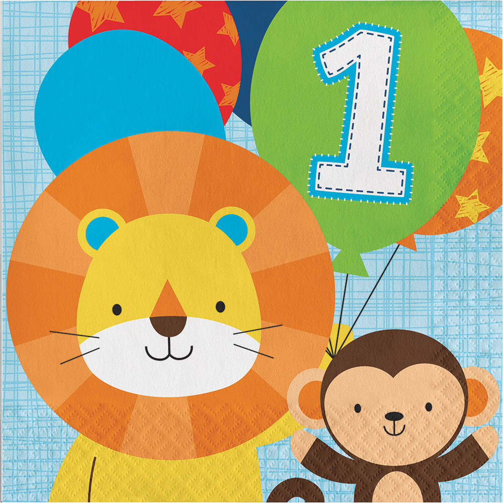 One is Fun Boy Luncheon Napkins (16ct)