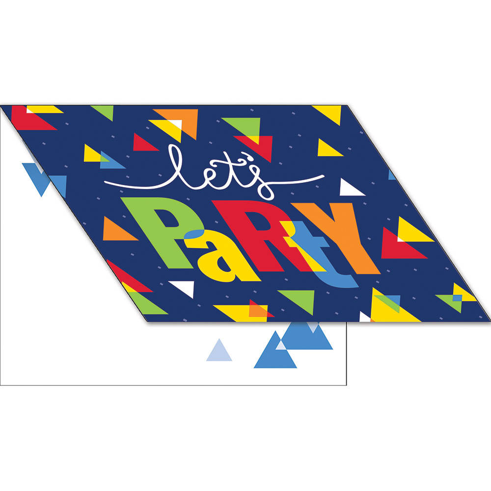 Geo Pop Invitations (8ct)