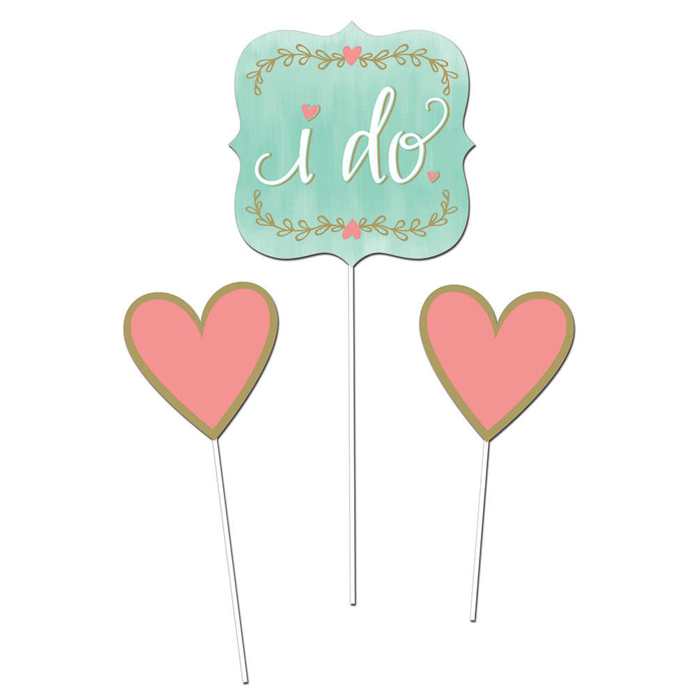 Mint To Be Centerpiece Sticks (3ct)