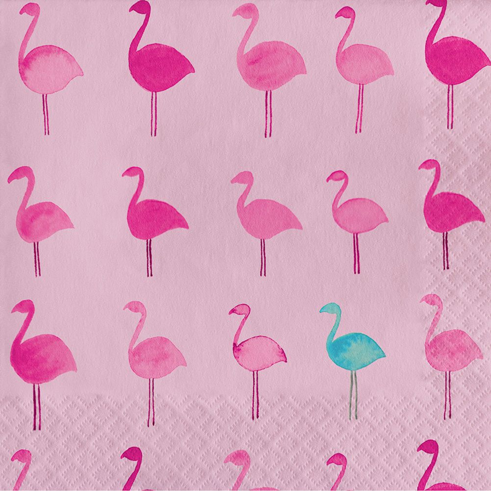 Tropical Flamingo Luncheon Napkins (16 ct)