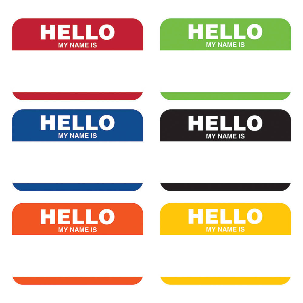 Hello My Name Is... Nametags (3ct)