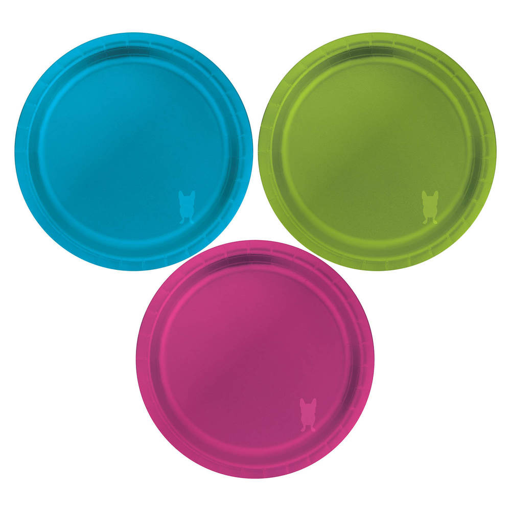 French Bull Foil Dessert Plates (10ct)
