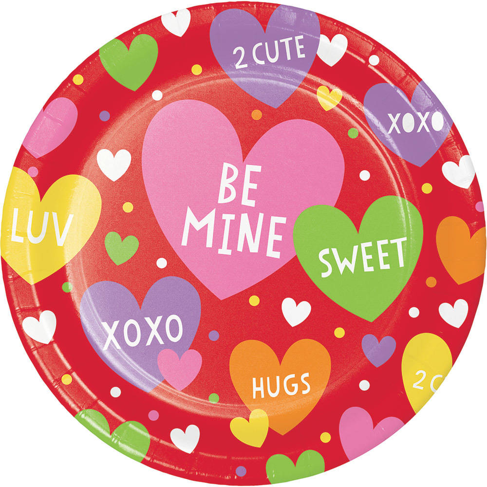 Valentine Party Dessert Plates (8 ct)