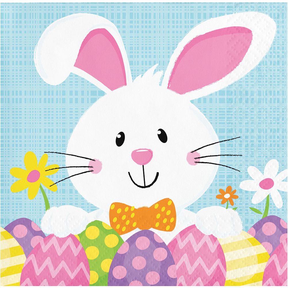 Bunny Business Beverage Napkins (16 ct)