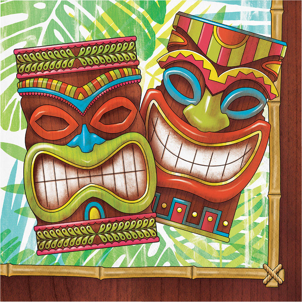 Tiki Time Luncheon Napkins (16 ct)