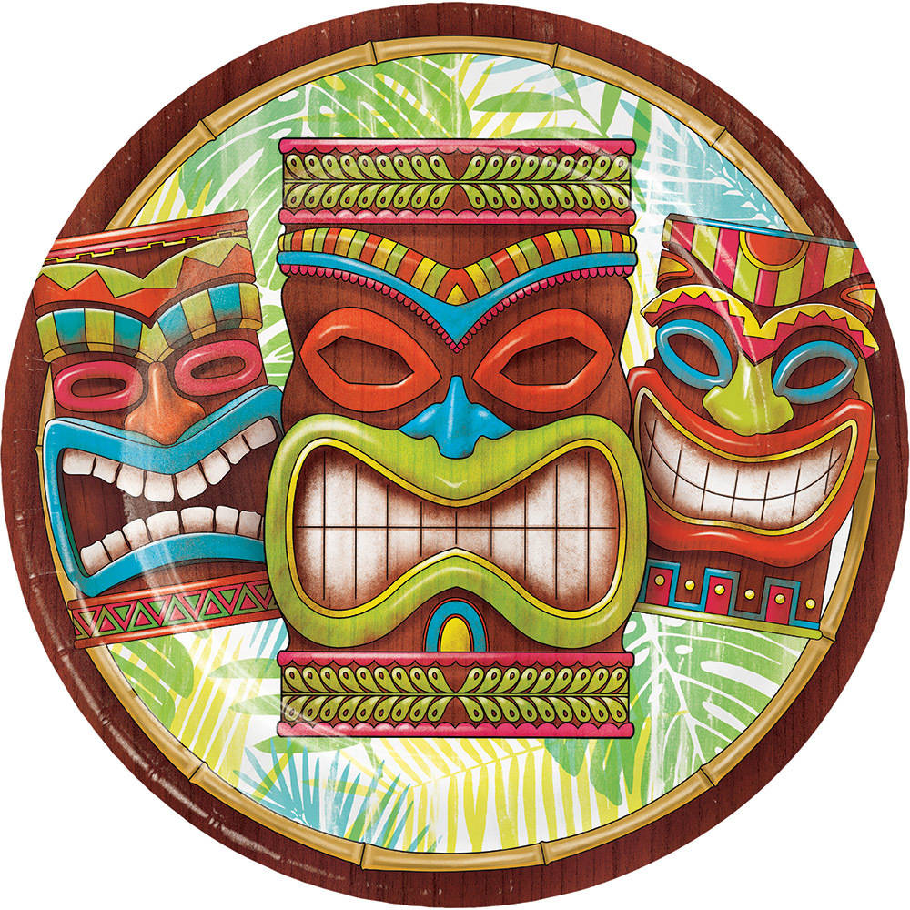 Tiki Time Dinner Plates (8 ct)