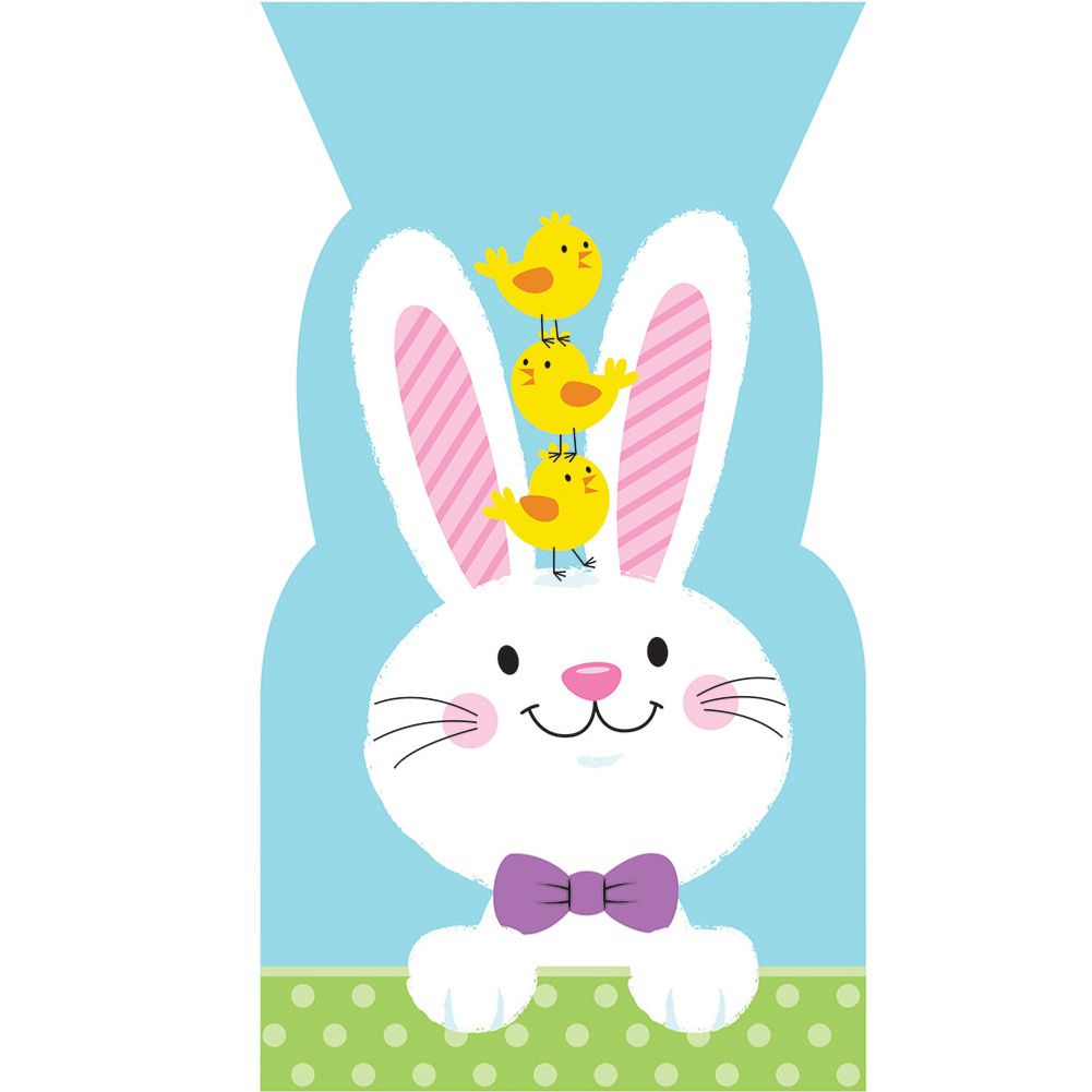 Bunny & Pals Plastic Cello Bag w/Ties (20ct)