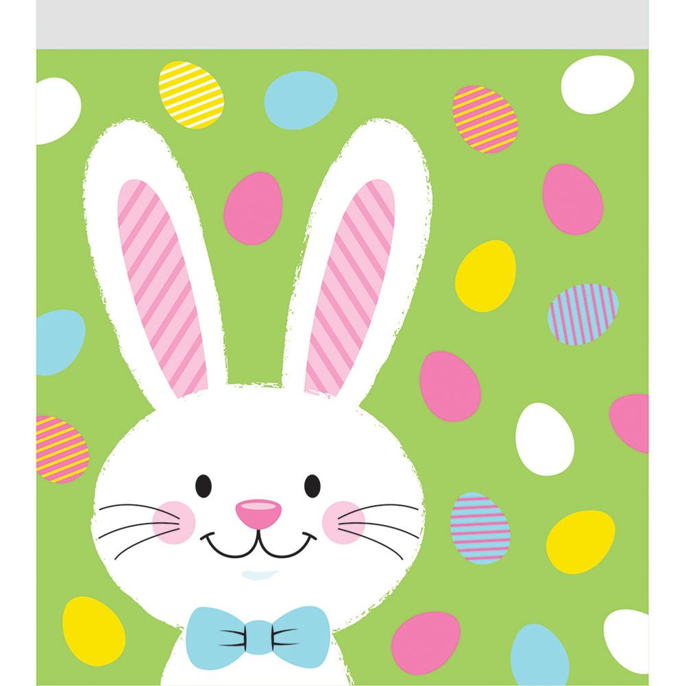 Bunny & Eggs Plastic Sandwich Bag (10ct)