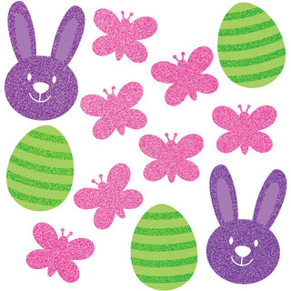 Easter Icons Glitter Cutout Assortment (12ct)