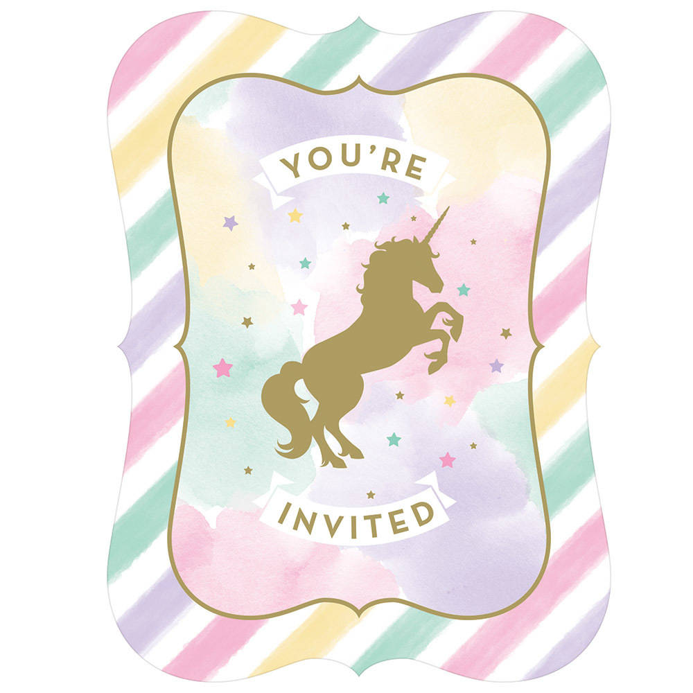 Unicorn Sparkle Invitations (8 ct)