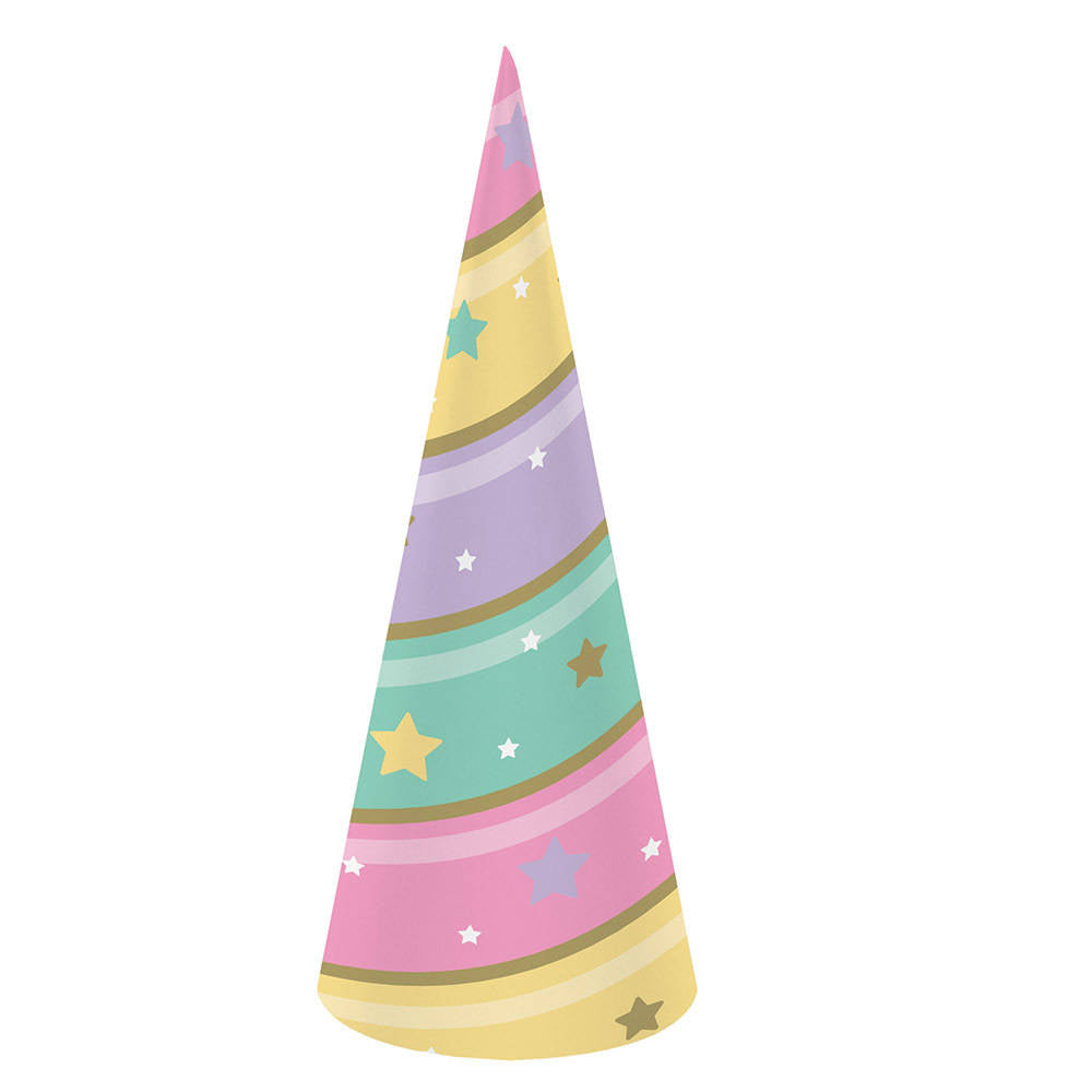 Unicorn Sparkle Paper Party Hats (8 ct)