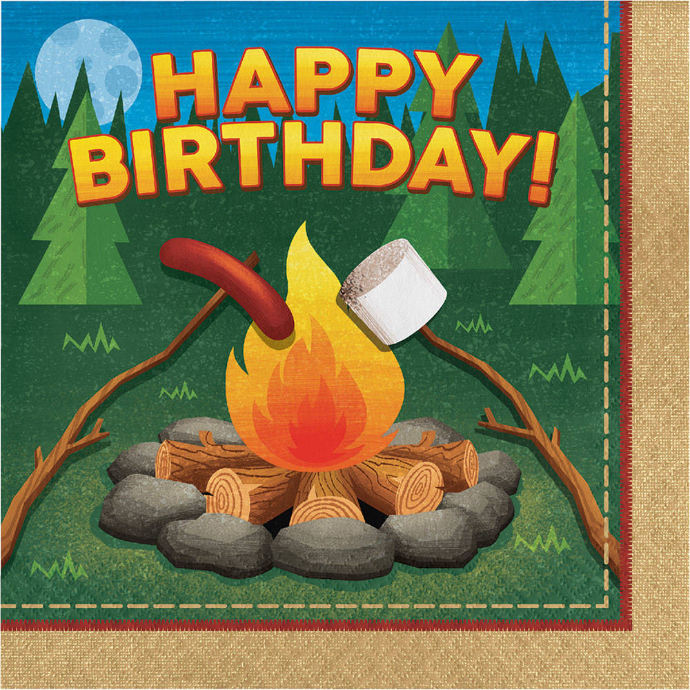 Camp Out Luncheon Napkins (16 ct)