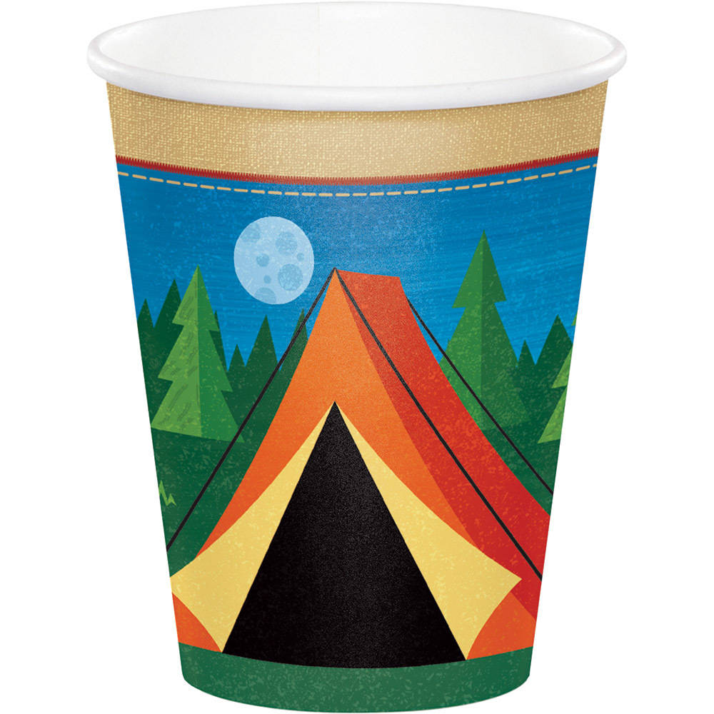 Camp Out 9oz Paper Cups (8 ct)
