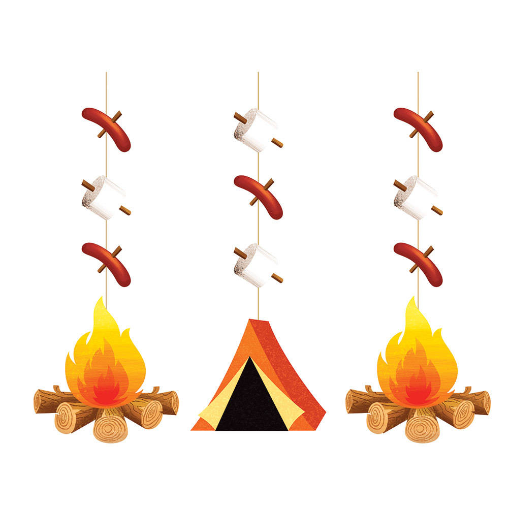 Camp Out Dangling Cutouts (3 ct)