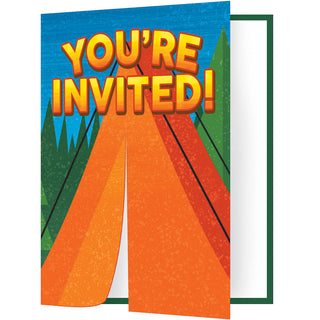 Camp Out Invitations (8 ct)