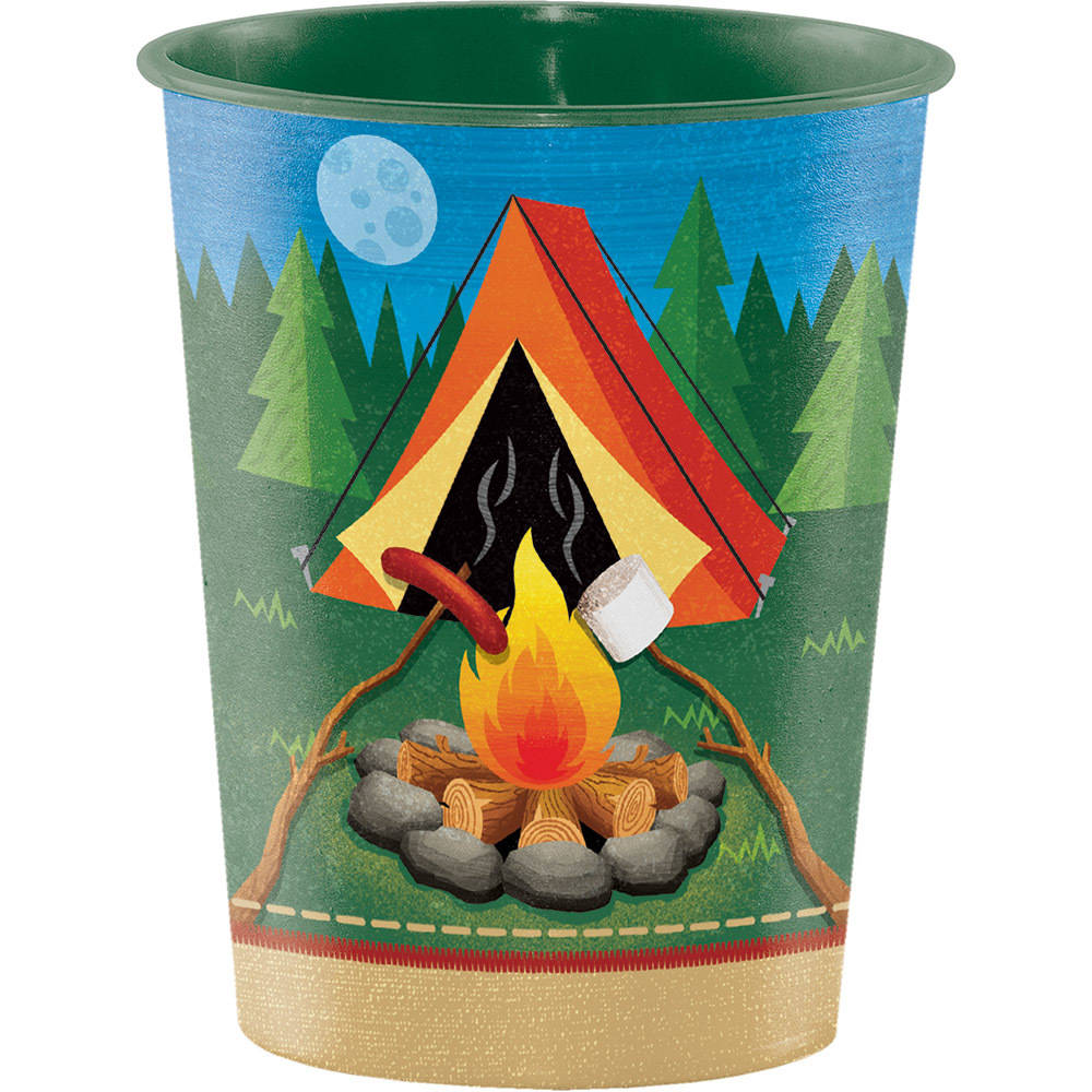 Camp Out 16oz Plastic Favor Cup