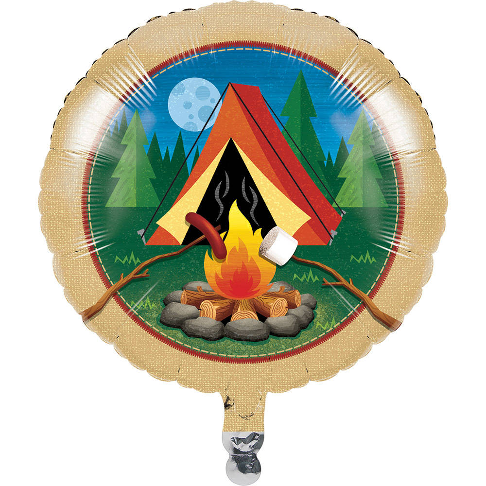 Camp Out 18" Foil Balloon