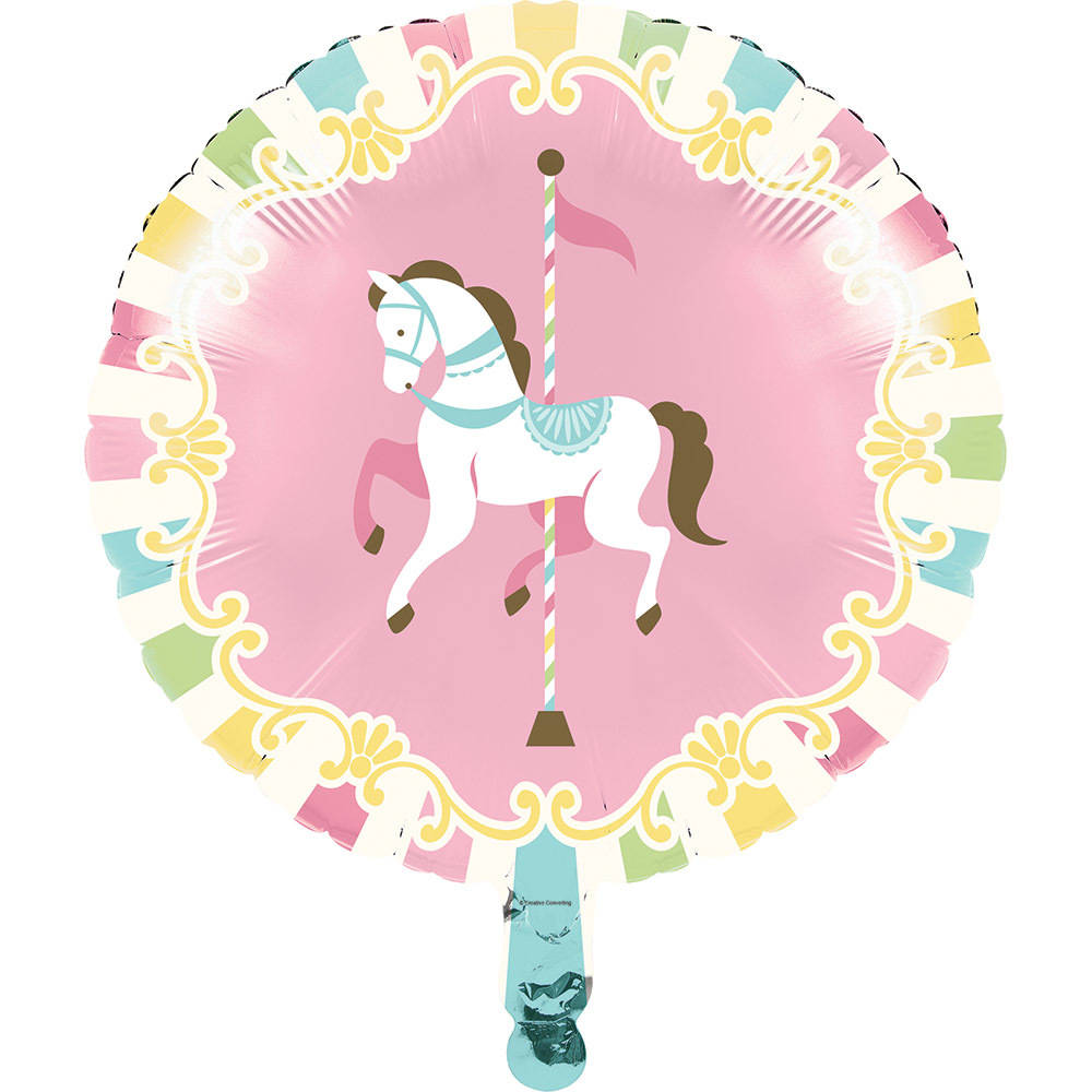 Carousel 18" Foil Balloon