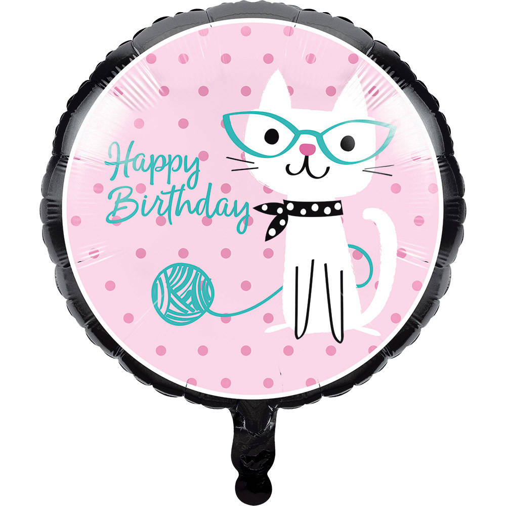 Purr-fect Party 18" Foil Balloon