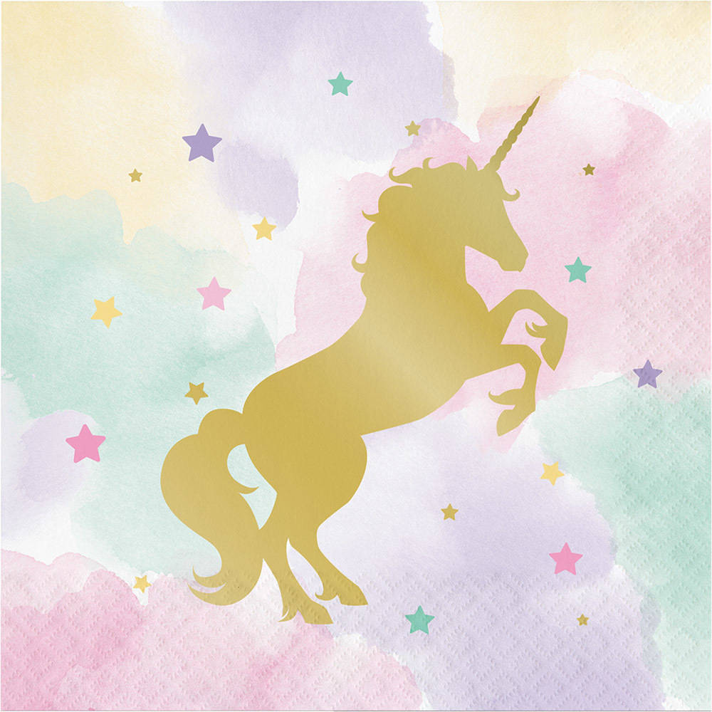 Unicorn Sparkle Luncheon Napkins (16 ct)