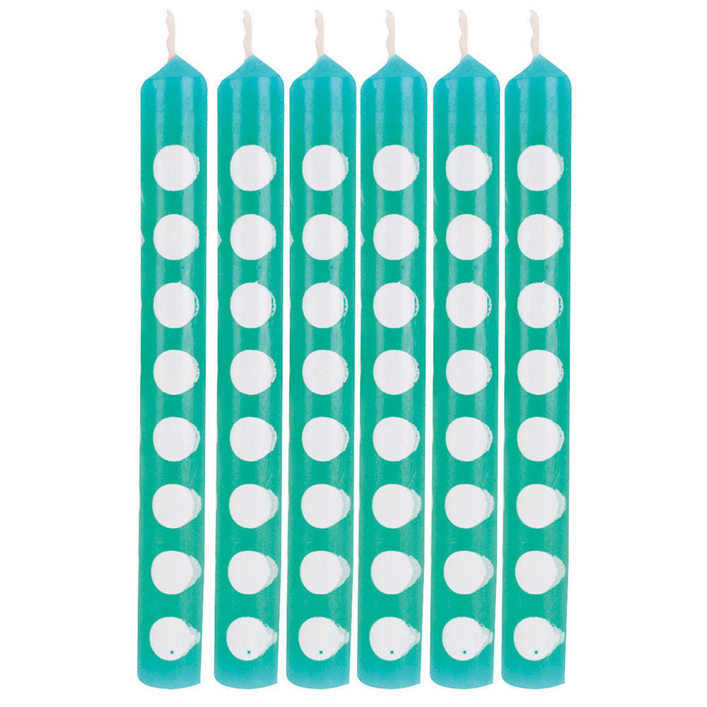 Teal Lagoon Stick Candles (12 ct)