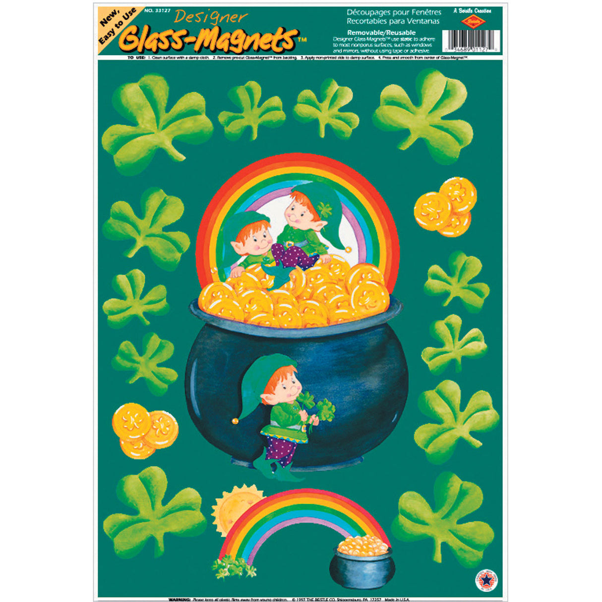 Pot O Gold Window Clings