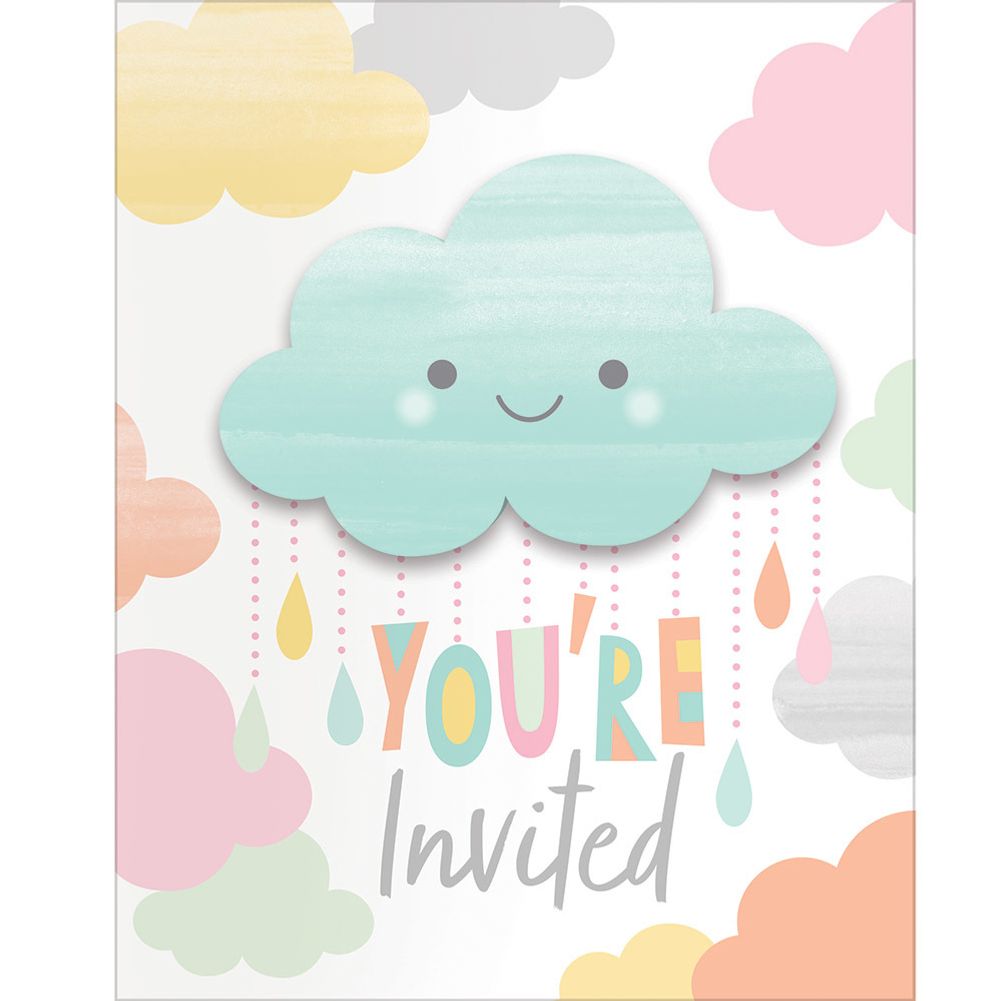 Sunshine Baby Showers Invitations (8 ct)