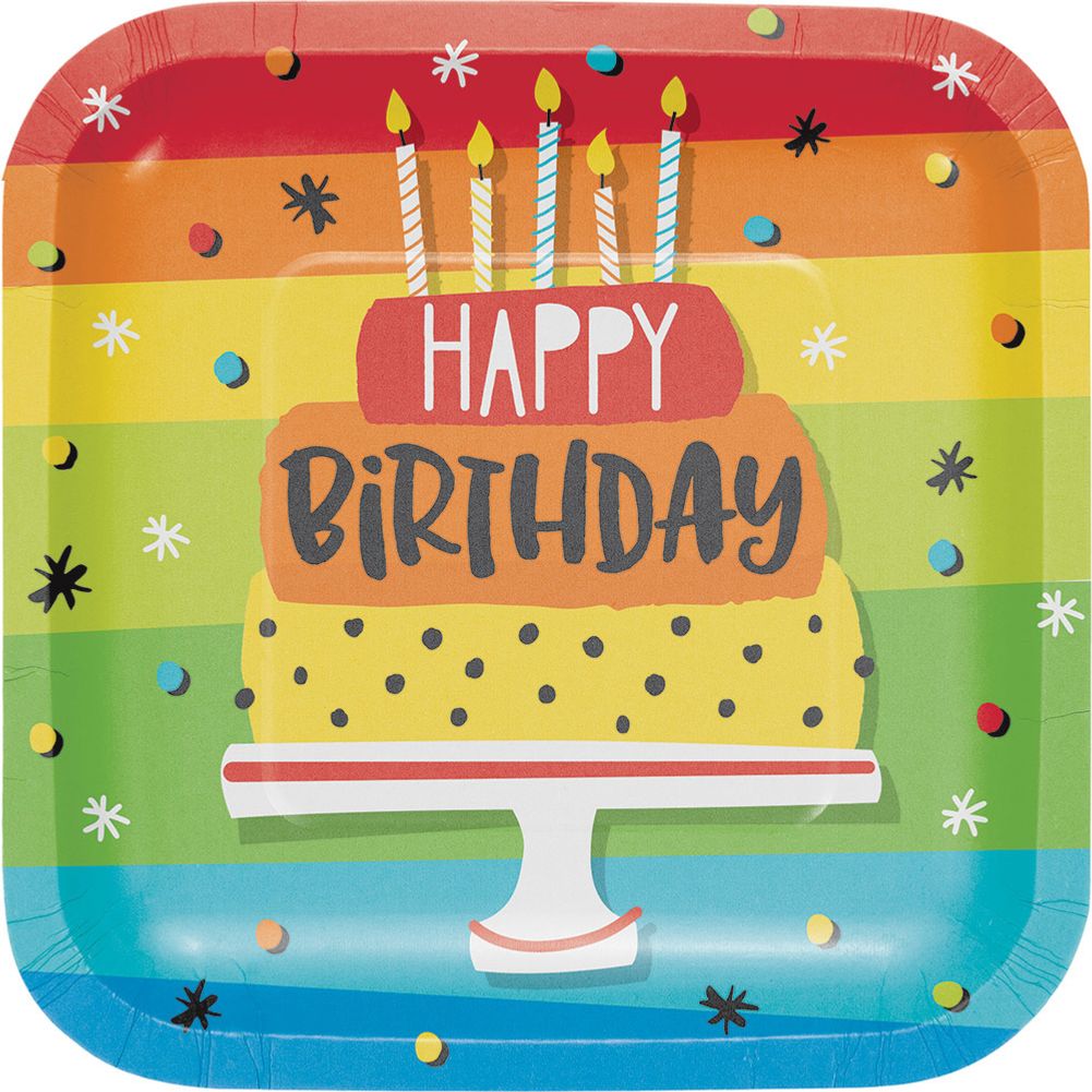 Hoppin' Birthday Dessert Plates (8 ct)
