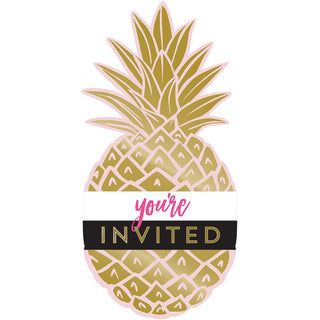 Pineapple Wedding Invitations (8 ct)