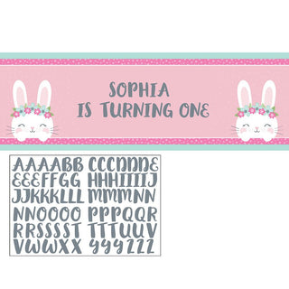 Birthday Bunny Party Banner