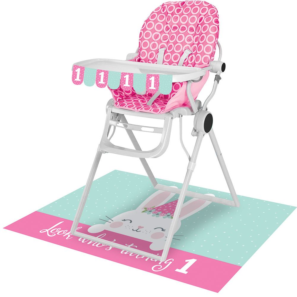 Birthday Bunny High Chair Decorating Kit